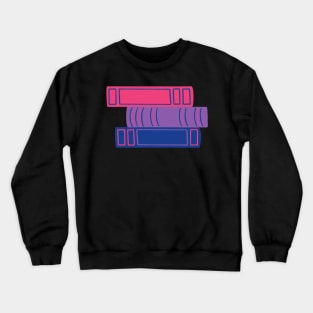 Bi Book Pride Stack Crewneck Sweatshirt